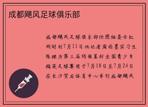 成都飓风足球俱乐部